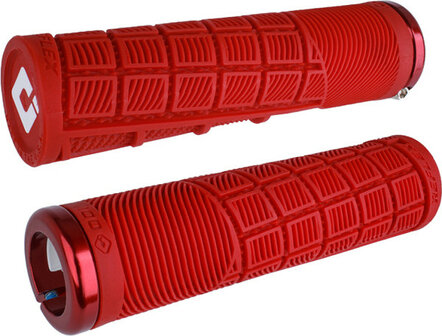 Odi Reflex Lock-On Grips Red/ Red Clamp