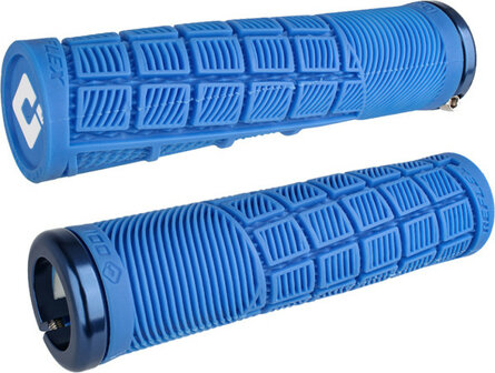 Odi Reflex Lock-On Grips Blue/ Blue Clamp