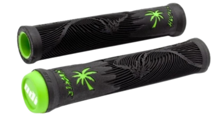 Odi Hucker Flangeless Grips Black/ Green