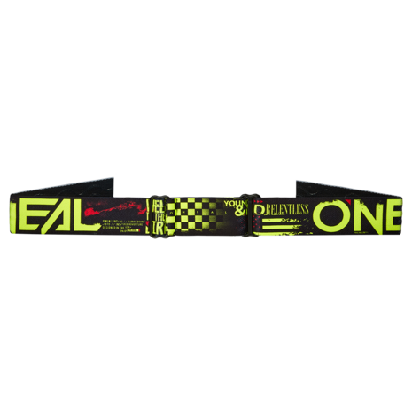 O'Neal B-10 Goggle Attack Black/ Neon Yellow - Radium Blue Lens