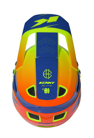 Kenny BMX Elite Helm Navy Neon Yellow 2024